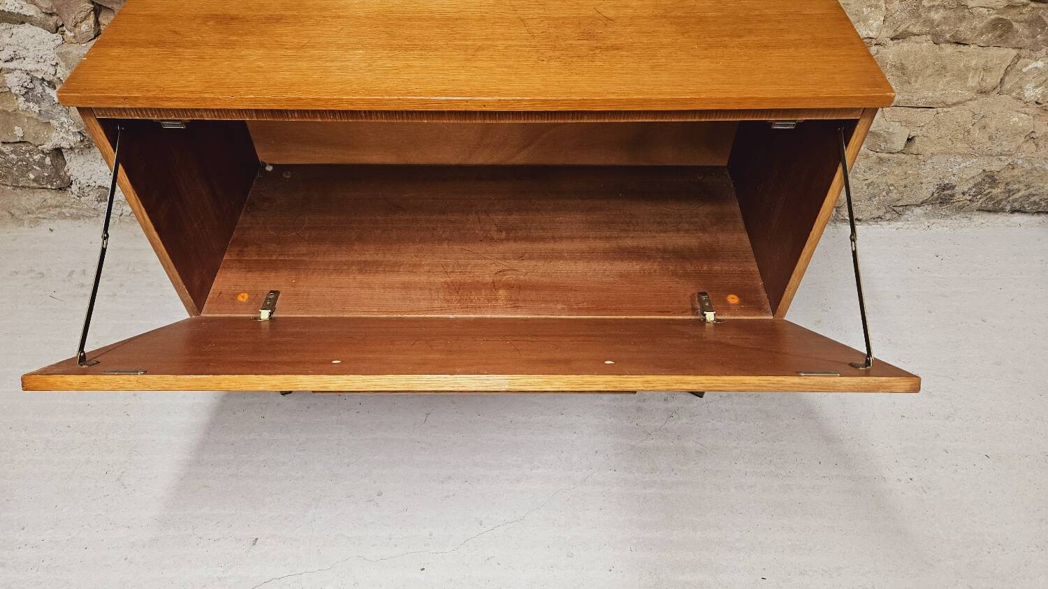 Scandinavian wooden bar 1970