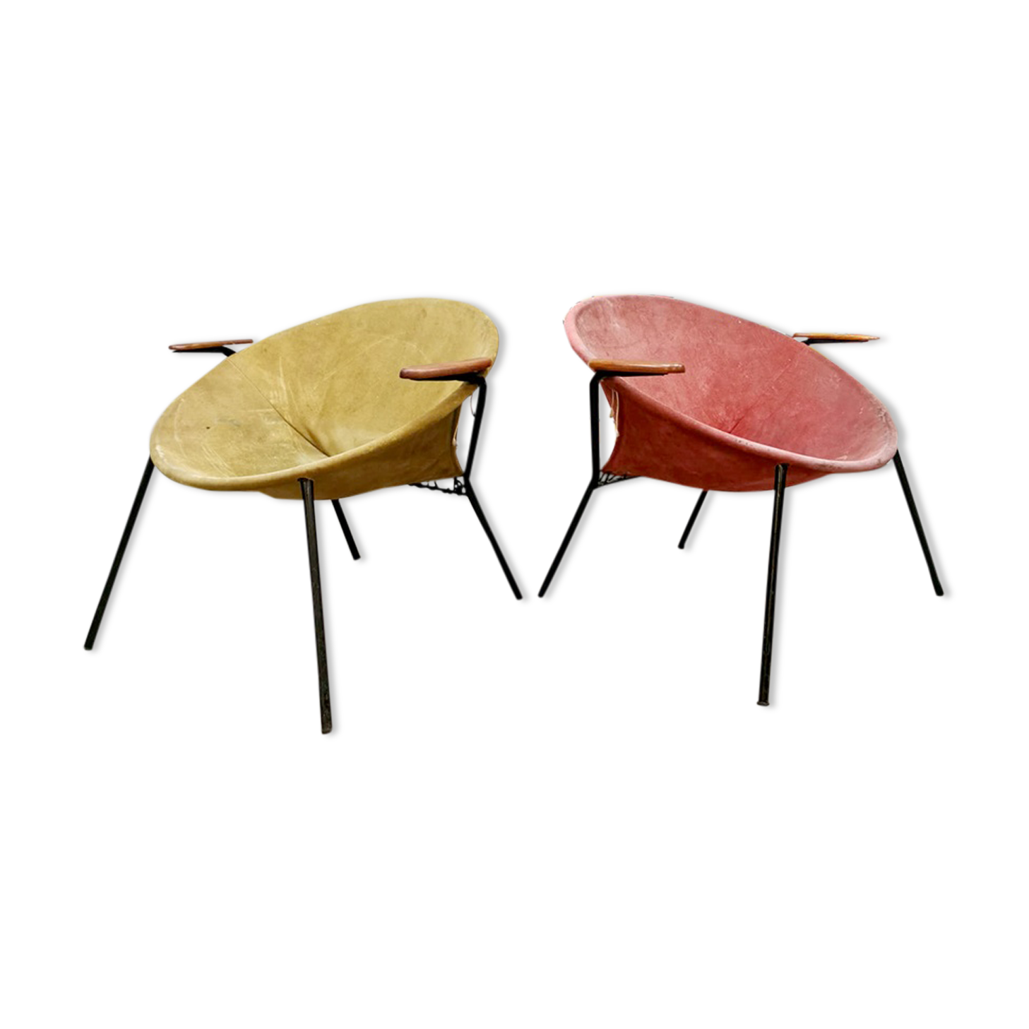 Fauteuils ballon vintage de Hans Olsen