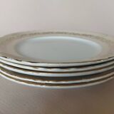 5 "Valence" flat plates from Moulin des Loups