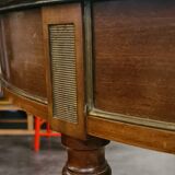 Half-moon table, convertible round game table