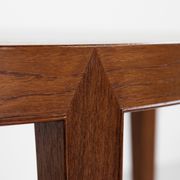 Midcentury Danish round dining table in teak by Severin Hansen for Haslev 1960s