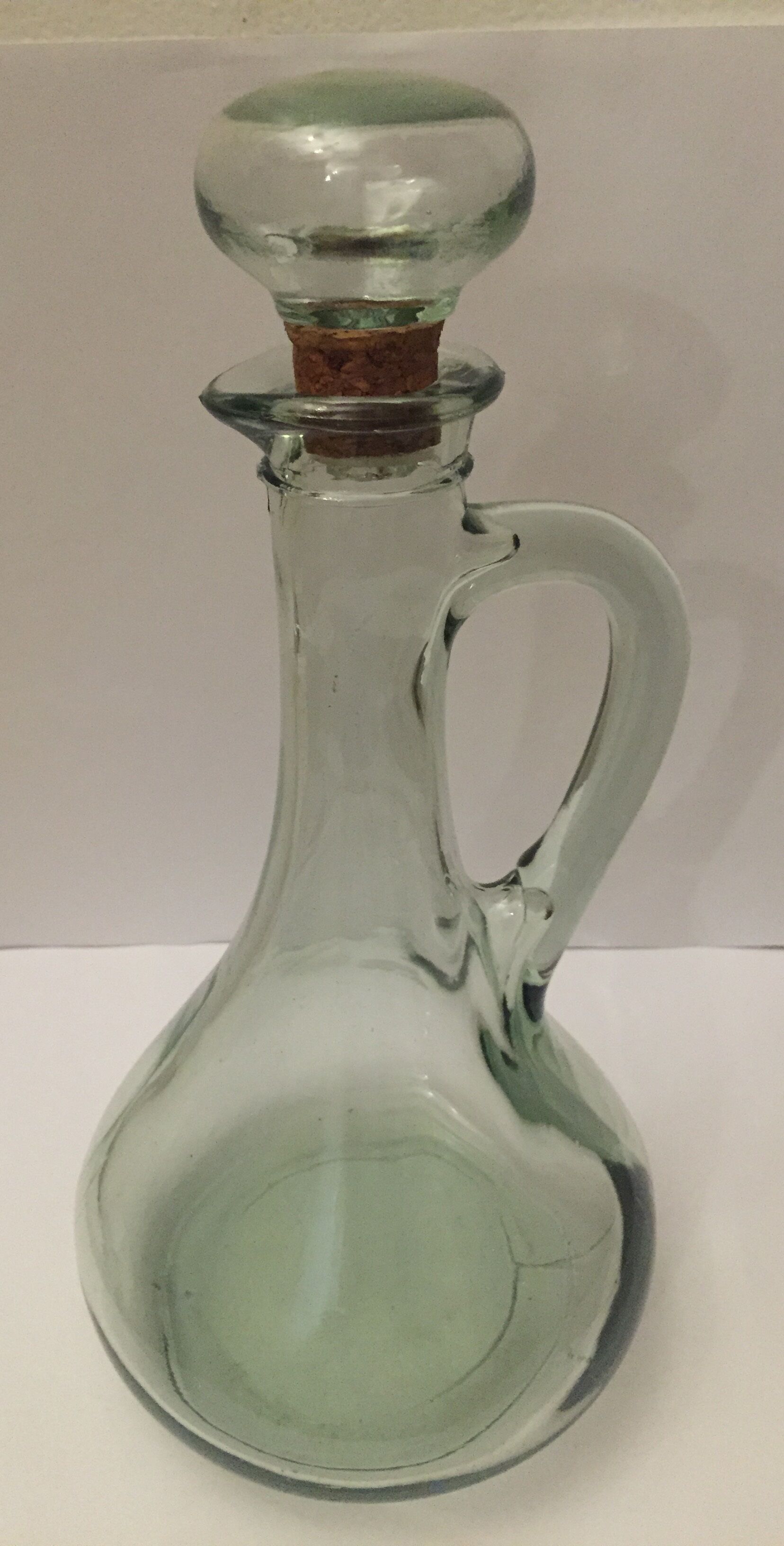 Smoked glass carafe