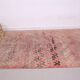 Pink Vintage Moroccan Rug 180 x 360 - Berber Wool Rug - Handmade Rug Boho
