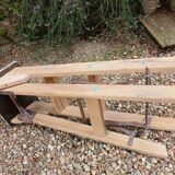 Old wooden stepladder