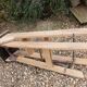 Antique wooden stepladder
