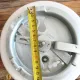 Vintage ceiling light / wall lamp in white opaline glass Choisylux 1950s-60s