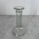 Glass column candle holder