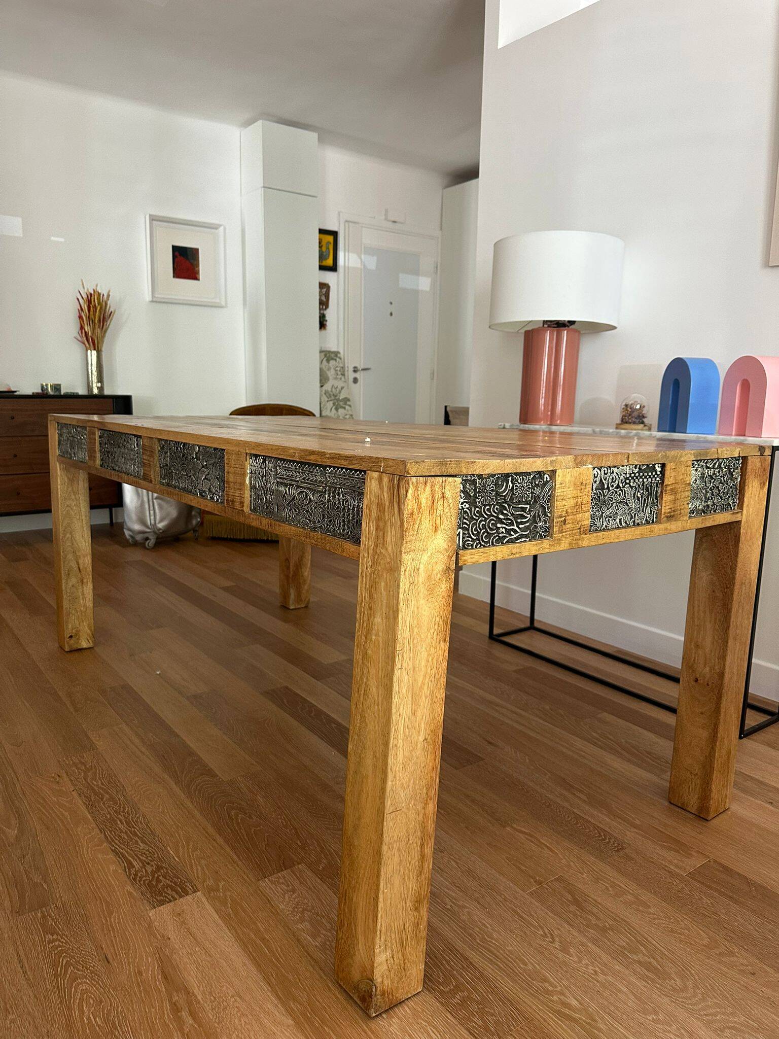 Designer wooden dining table