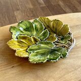 Old vine leaf slip dish