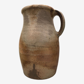 Glazed stoneware milk jug