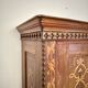 German Neo-Gothic Painted and Carved Wardrobe, 1880