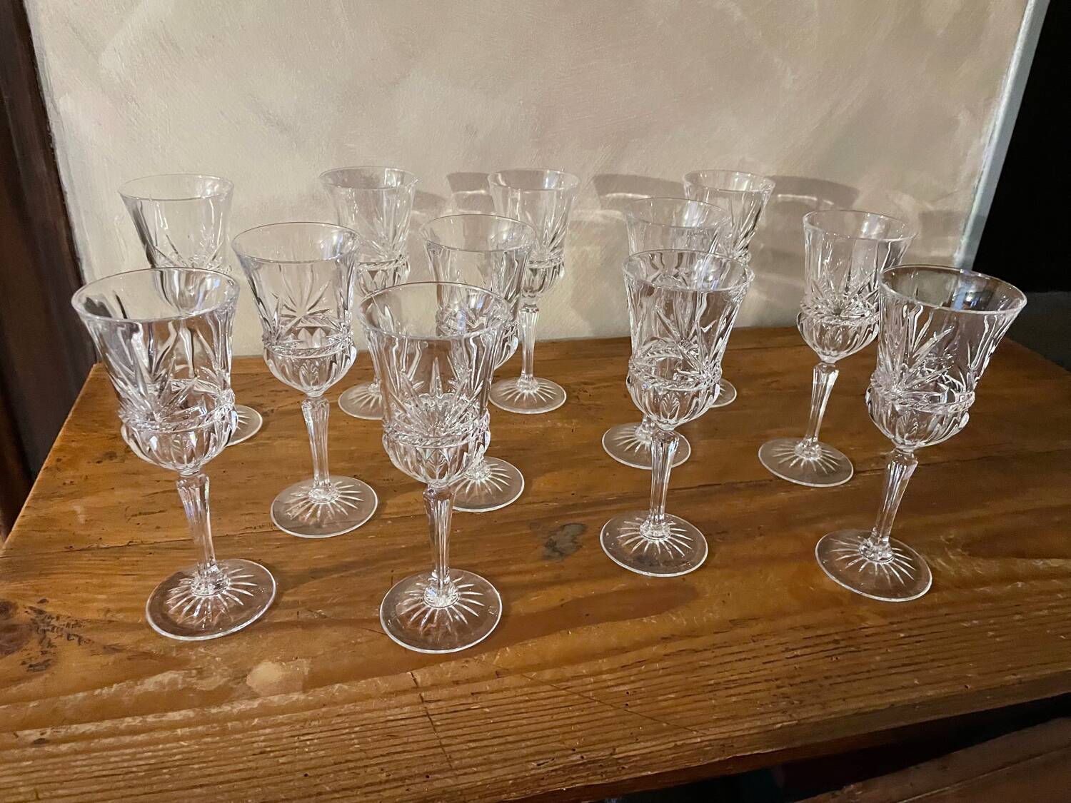 Carthage crystal water glasses