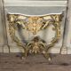Console de style Louis XV en bois polychrome, vers 1880