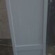 beautiful Parisian wardrobe 2 doors light gray 1920/40 + key