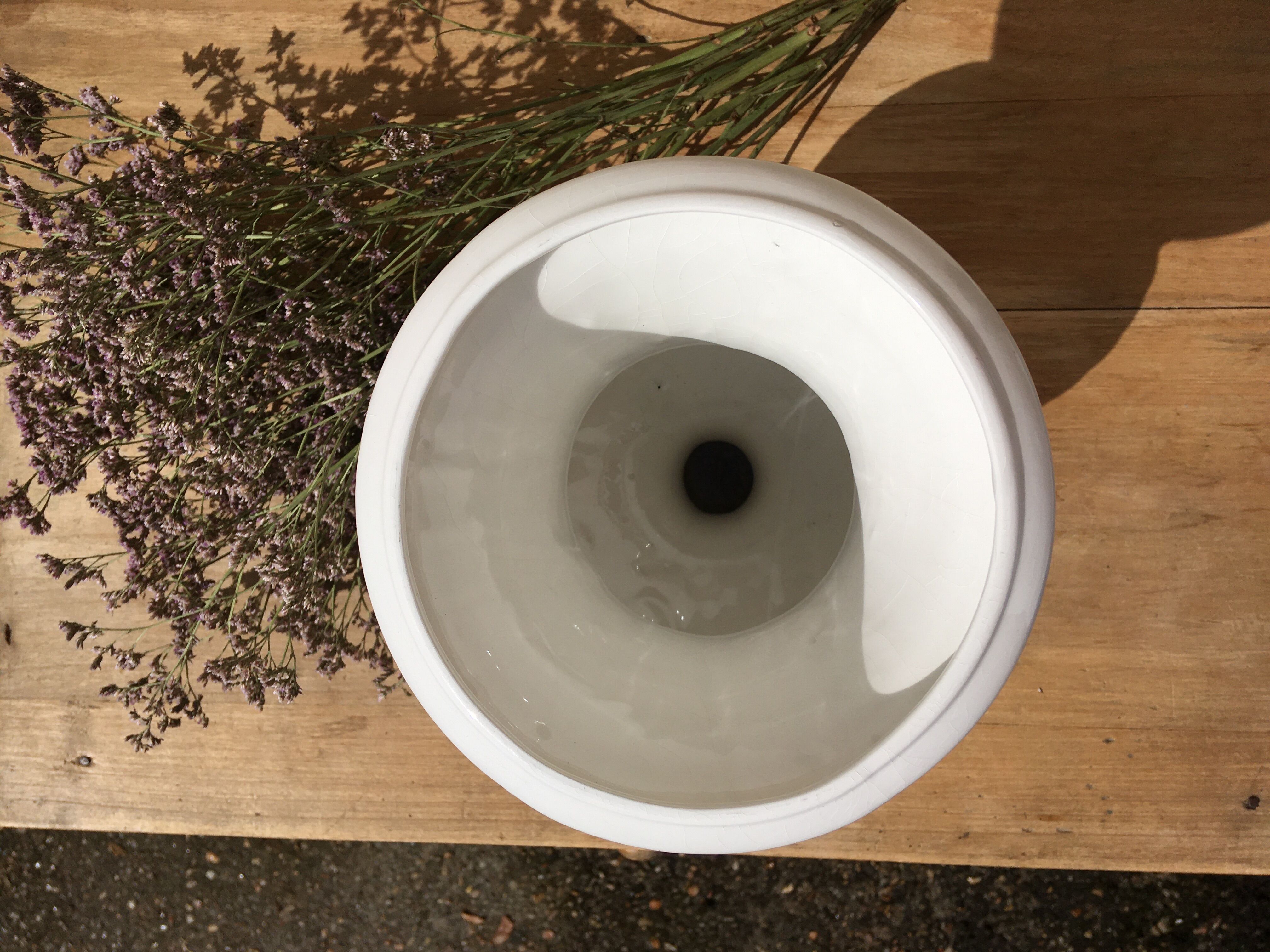 Vase Médicis blanc