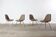 Vintage 4er Set Stühle Eames Vitra Miller Mid Century Design