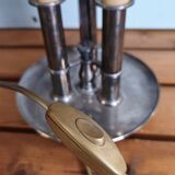 Empire-style three-light bouillotte lamp