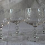 8 Sarment Luminarc liqueur walking glasses