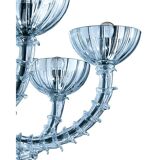 Venetian Cà Rezzonico Floral Gold Murano Style Glass Chandelier