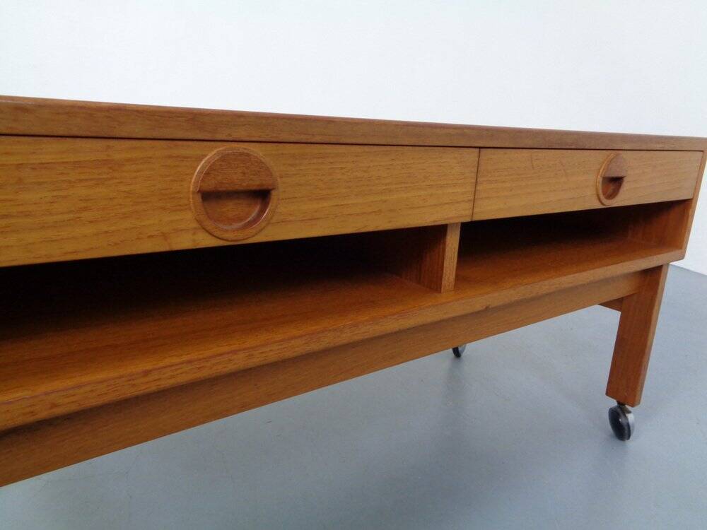 Rollable Chest of Drawers by Rud Thygesen & Johnny Sorensen for Hansen & Guldborg Furniture, Denmark, 1960s