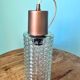Vintage ceiling lamp / Mid century lamp from 1960s / ceiling pendant shade lamp