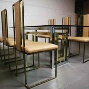 Italian dining room set by Renato Zevi from the 70's