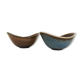 Mid-century pair of bowls by Rörstrand Sweden by Gunnar Nylund, 1950s.