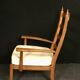 Pair of armchairs and foot rest 20th century