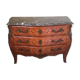 Commode tombeau marqueterie style louis xv