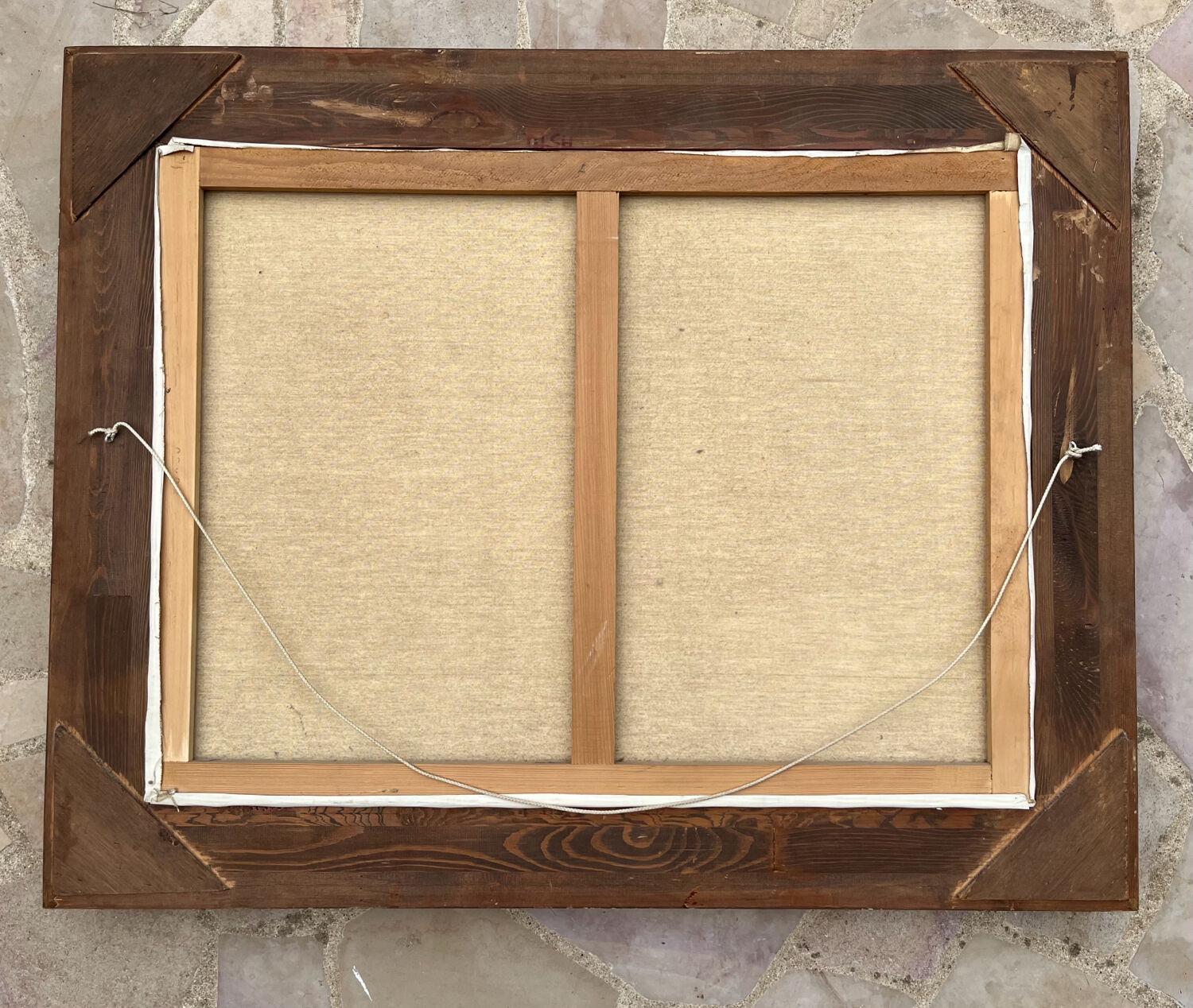 Oil on canvas: reproduction by Robert Wood