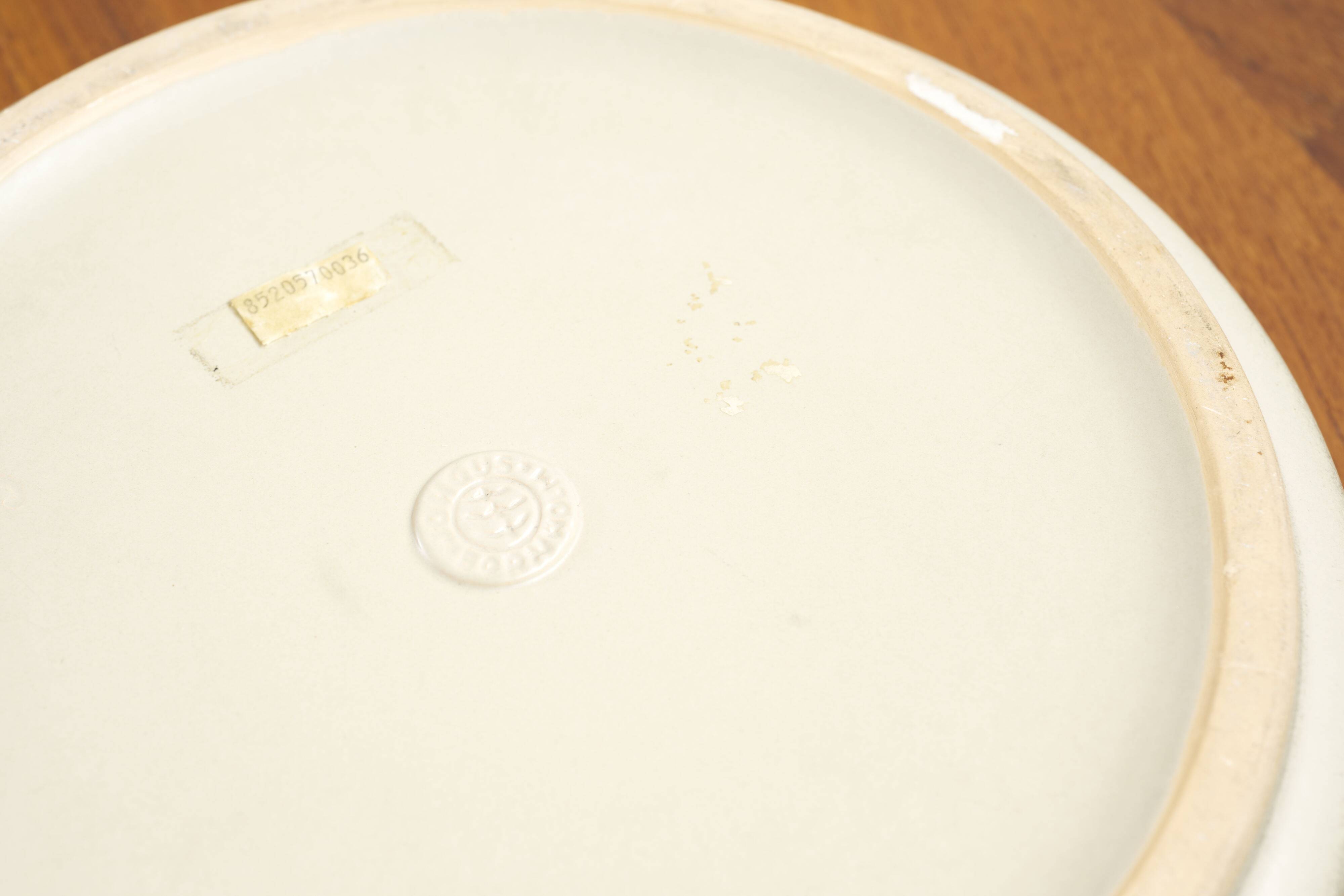 Danish ceramic dish by Johgus Bornholm, 1960s