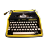 Remington Riviera yellow typewriter