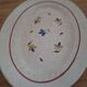 Oval earthenware plate Gien – Anthéor model – Hand-painted decoration