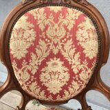 Pair of napoleon III armchairs, 19th century