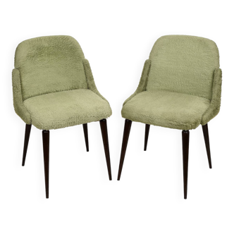 Pair of Moumoute chairs from the 60s.