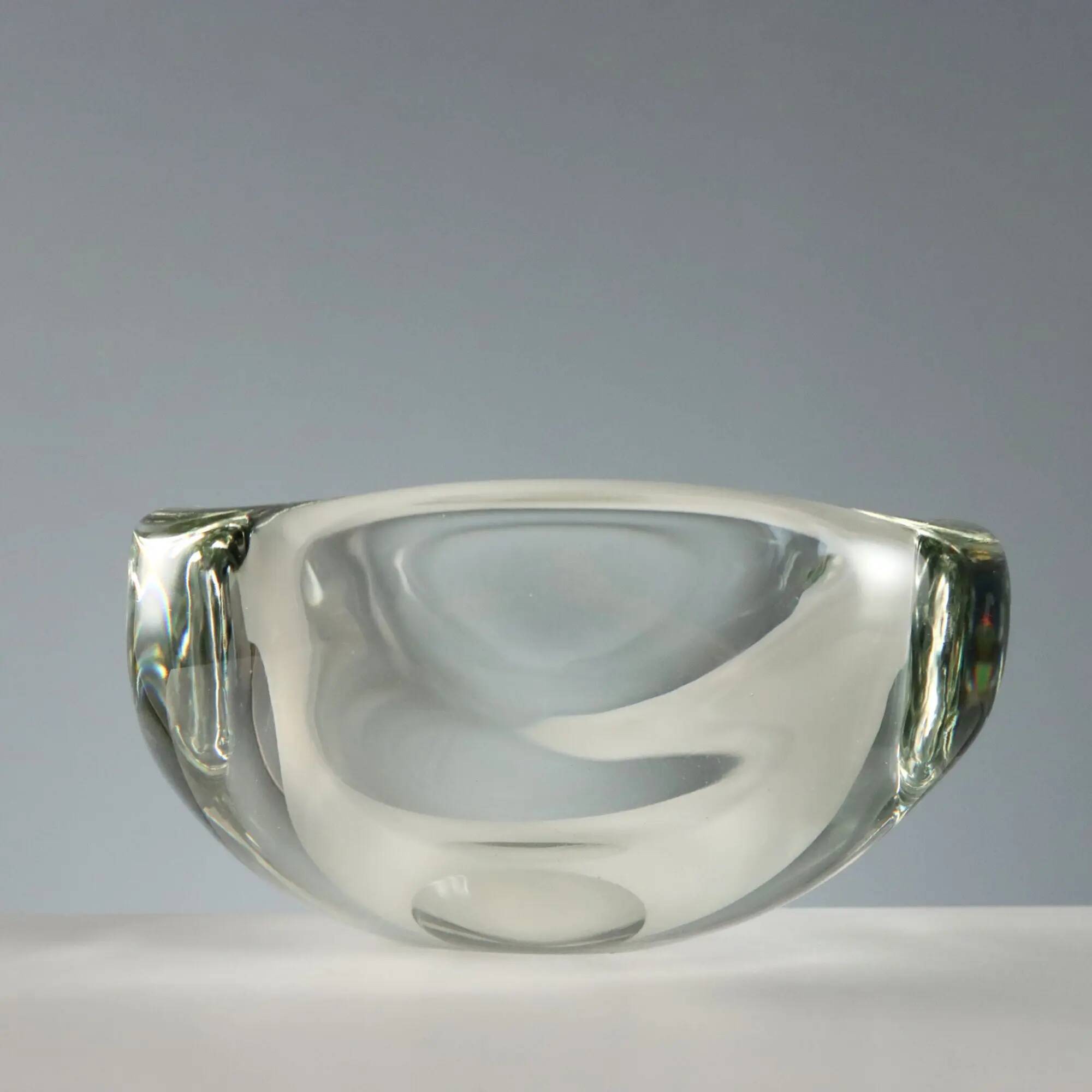 Vintage glass ashtray Barbini, Italy, 1980s-1990s