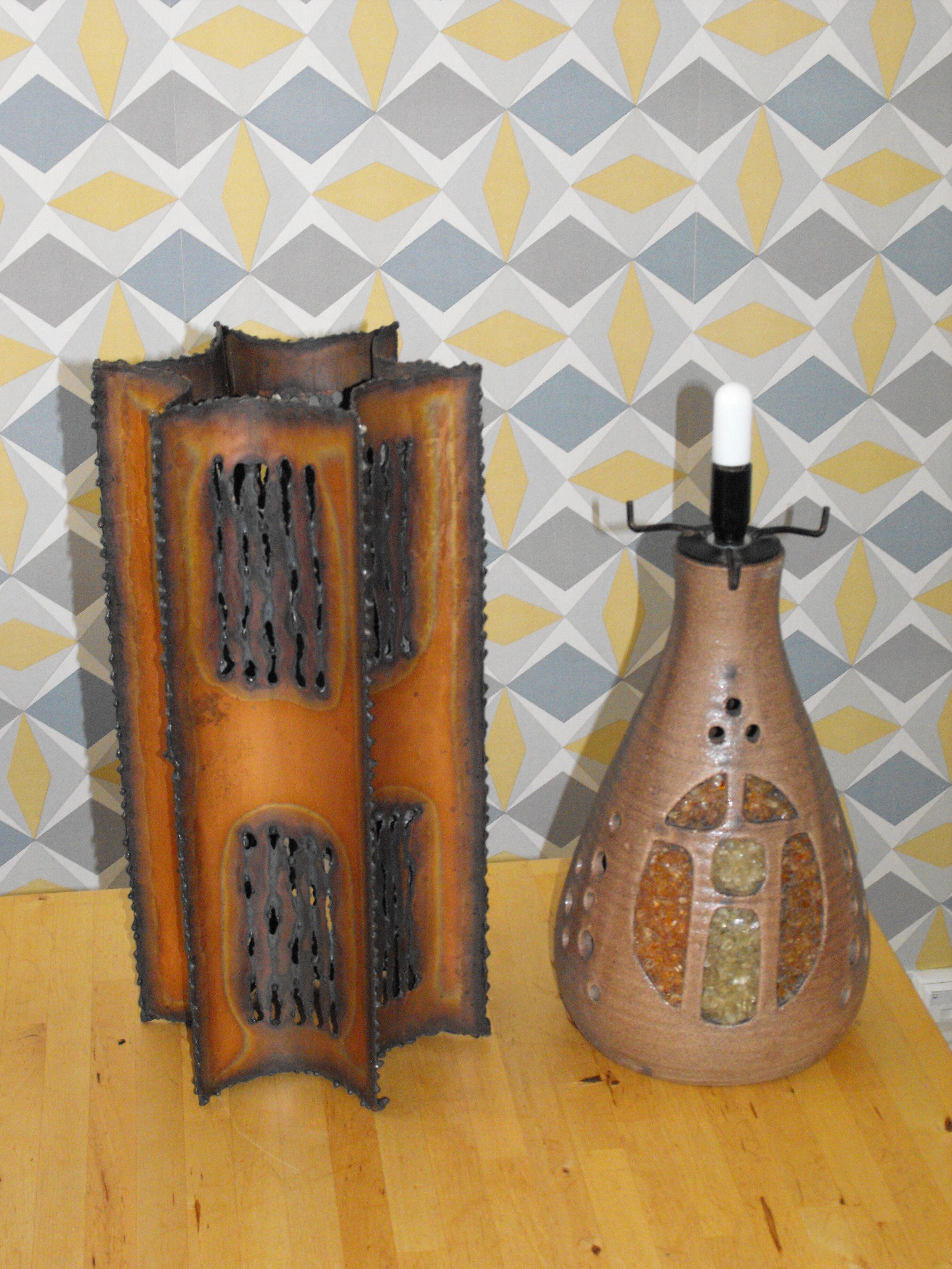 Lampe en céramique d' Accolay