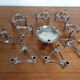 Candleholders by Ceasar Stoffi & Fritz Nagel for BMF, 1960s, Set of 10
