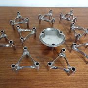 Candleholders by Ceasar Stoffi & Fritz Nagel for BMF, 1960s, Set of 10