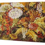 Tapisserie vintage d'Aubusson signé Hervé Lelong