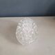 Large molded glass flower holder
