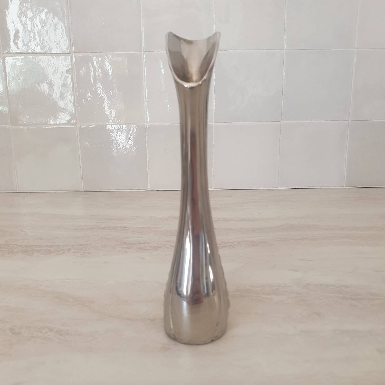 Soliflore Cygne en metal