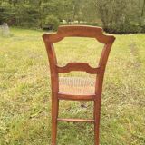 Chaise cannelée ancienne