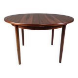 Table à manger extensible vintage en palissandre, années 1960