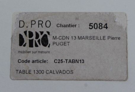 Table ovale style industriel D.Pro