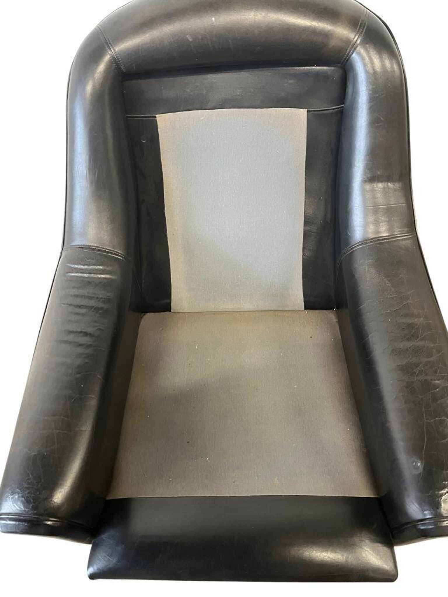 Vintage black Danish armchair / single armchair / ESA lounge chair