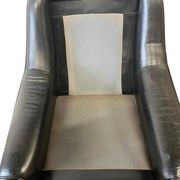 Vintage black Danish armchair / single armchair / ESA lounge chair