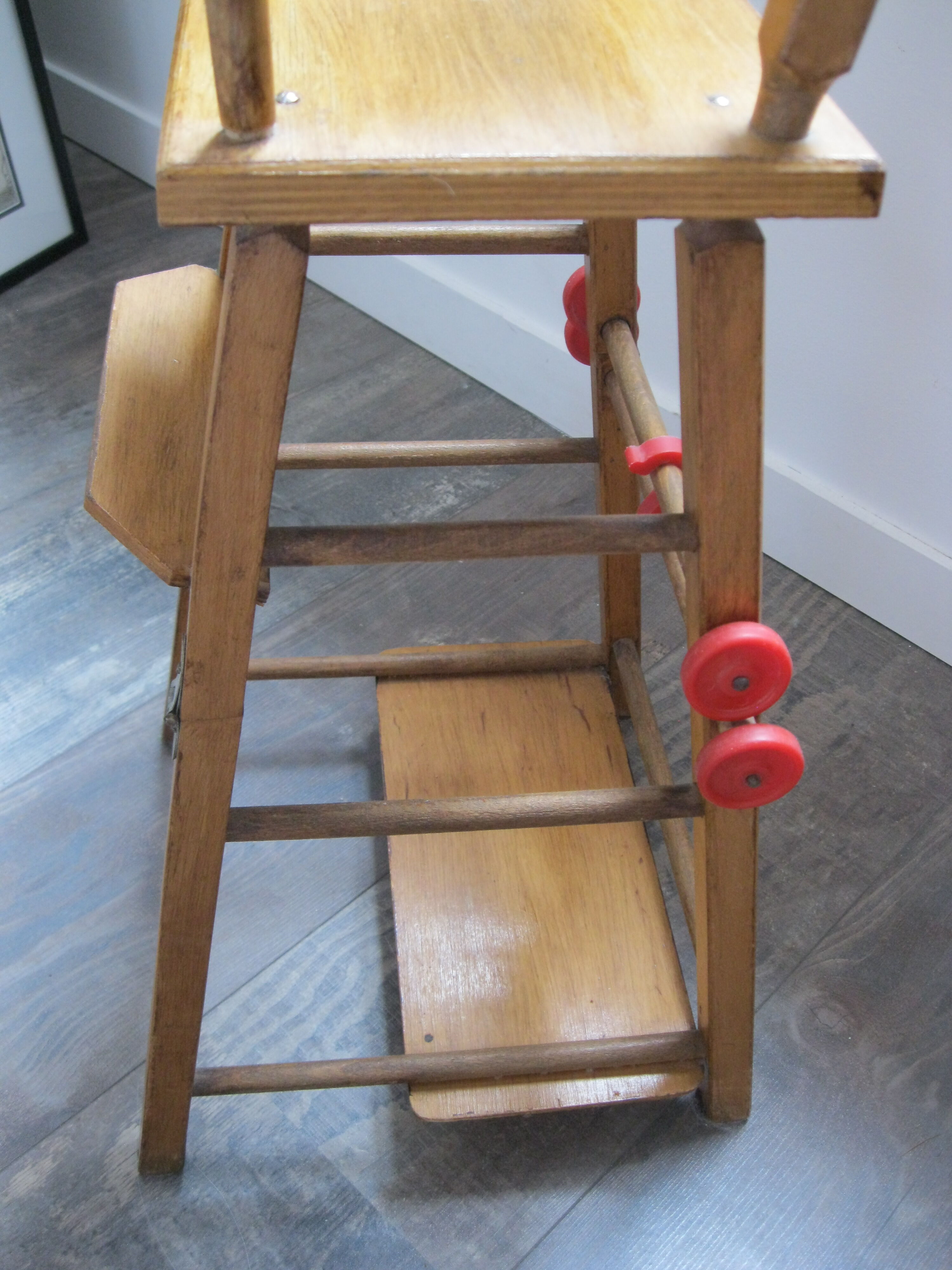 Toy high abacus wooden doll desk desk
