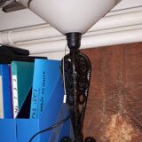 50s lamp with wrought iron base