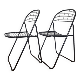 Lot de 2 chaises pliantes  Alland par Niels Gamelsgaard
